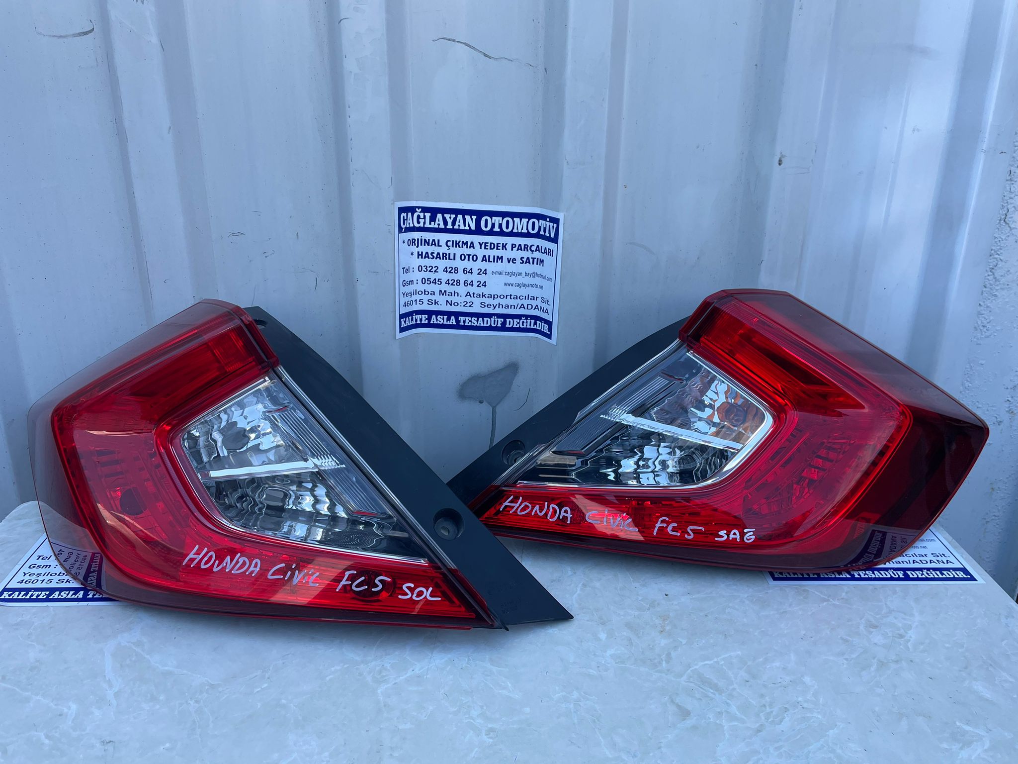 Honda Civic fc5 Sag Sol Stop 